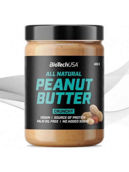 Замінник харчування BioTechUSA Peanut Butter 400 g /16 servings/Crunchy