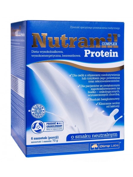 Замінник харчування Olimp Nutrition Nutramil Complex Protein 6 х 70 g Natural