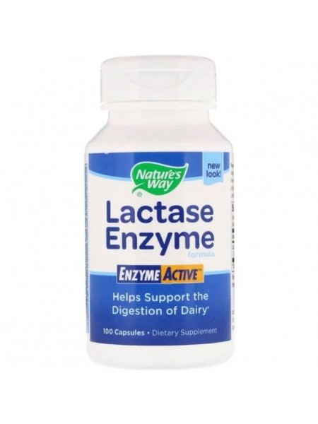 Лактаза Nature's Way Lactase Formula EnzymeActive 100 Caps NWY-47110
