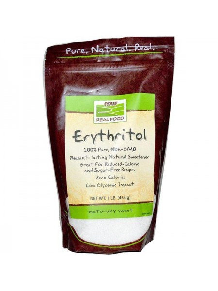 Замінник цукру NOW Foods Erythritol 454 g /114 servings/ NF6921
