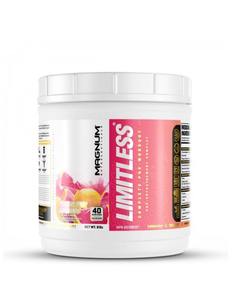 Комплекс до тренування Magnum Nutraceuticals Limitless 512 g /20 servings/Perfect Pink Lemonade