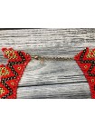 Кольє-силянка із чеського бісеру HatynkaUA Necklace намисто ручної роботи до вишиванки (SUN999_20)