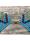 Кольє-силянка із чеського бісеру HatynkaUA Necklace намисто ручної роботи до вишиванки (SUN999_21)