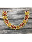 Кольє із чеського бісеру HatynkaUA Flowers Necklace намисто ручної роботи під шию (SUN999_25)