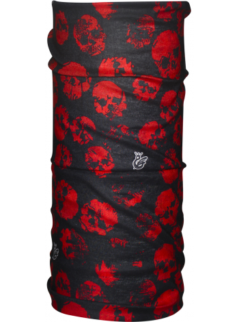 Бандана-трансформер (Баф) JiaBao З червоними черепами (HB-F085)