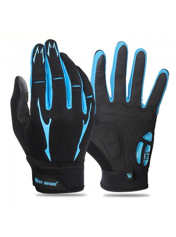 Велосипедні рукавички West Biking 0211191 XL Black (4935-14770)