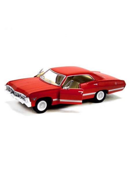 Машинка Kinsmart KT5418W метал Chevrolet Impala 1967 12.5 см Червоний