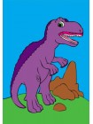 Розмальовка "Подивися та розфарбуй: Динозаврики" (у) 628005
