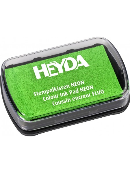 Чорнильна подушечка Heyda 9 x 6 см неоновий Зелений 204888435