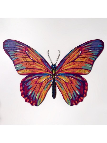 Пазл дерев'яний Moku Modern Butterfly M 38 x 24,5 см 101 деталь