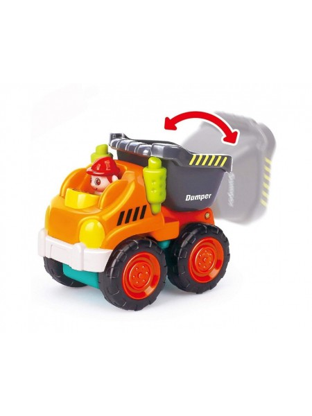 Іграшка машинка Hola Toys Будівельна техніка 3116B Самоскид