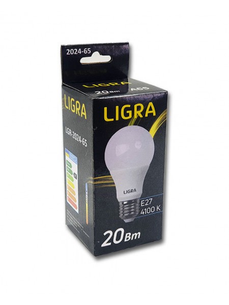 Світлодіодна лампа LIGRA А65 20 W 4100 K E27 (LGR-2024-65)