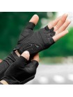 Вело-рукавиці West Biking 0211190 L Grey спортивні напіввідкриті