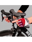 Вело-рукавиці West Biking 0211189 L Red спортивні з короткими пальцями