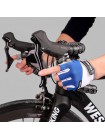 Вело-рукавиці West Biking 0211189 M Blue велосипедні з короткими пальцями
