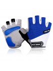 Вело-рукавиці West Biking 0211189 XL Blue напіввідкриті для їзди на велосипеді