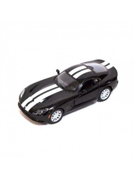 Автомодель легкова SRT VIPER GTS 2013 5' Kinsmart KT5363FW інерційна, масштаб 1:36 Чорний