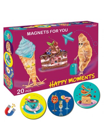 Набір магнітів "Happy moments" Magdum ML 4031-53 EN
