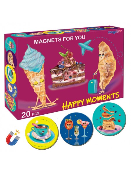 Набір магнітів "Happy moments" Magdum ML 4031-53 EN