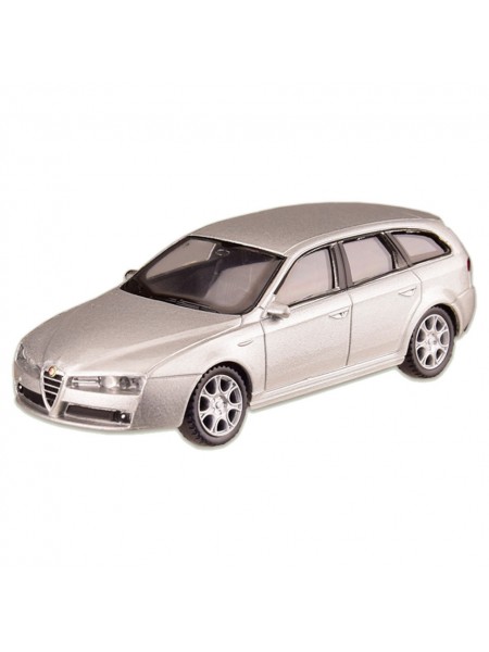 Машина металева ALFA 159 SPORTWAGON WELLY 44001CW масштаб 1:43 Срібний