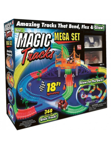 Набір автотрек Magic Tracks 360 деталей і дві машинки (258585)