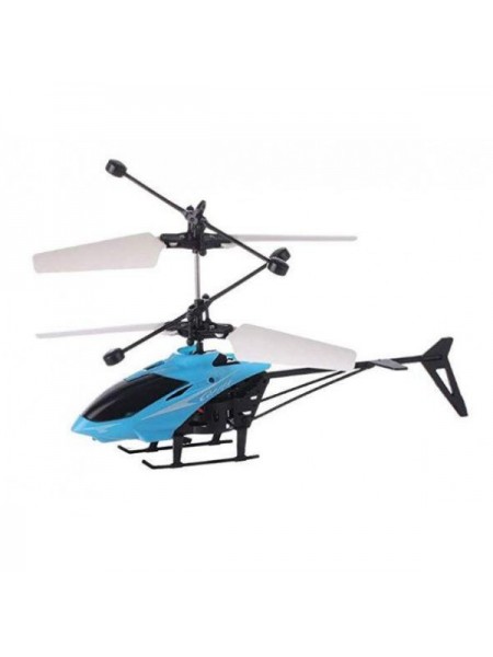 Іграшка інтерактивний вертоліт, що летить Induction Aircraft Синій