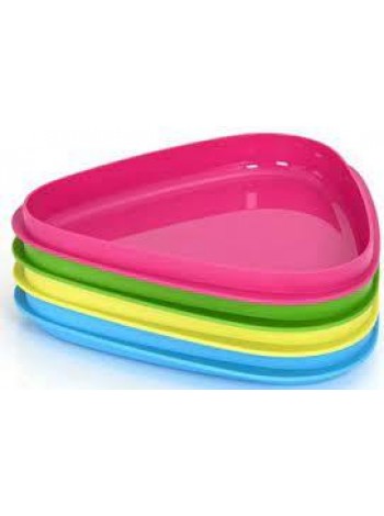 Набор с 4 тарелок Light My Fire Spork Stack Plate 4-pack Cyan Blue/Lime/Green/Fuchsia (1033-LMF 40140815)