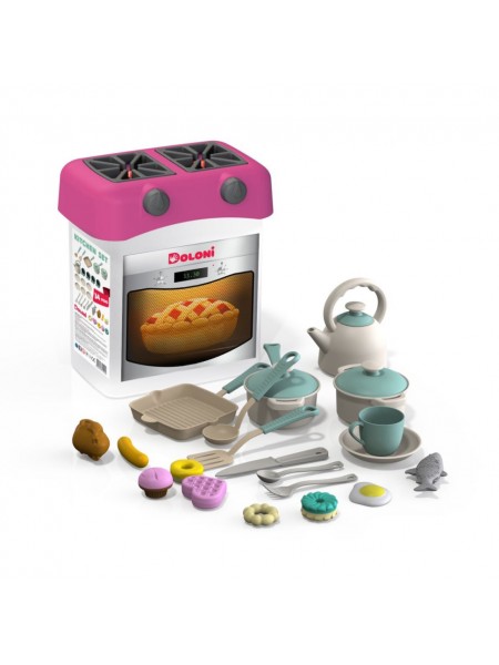 Ігровий набір Кухня-Бокс Doloni Toys 01480/1 Рожевий