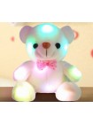 М'яка іграшка світний ведмедик Тедді 25 см UKC зі звуковими ефектами Білий