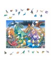 3D пазли PUZZLEAN — "Нова Ера (Динозаври)" А3 Картонна коробка