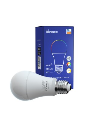 Розумна лампочка смарт-лампа Sonoff B1 Е27 Білий