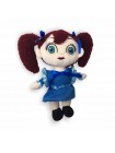 М'яка іграшка UKC Лялька Поппі бордове волосся 28 см