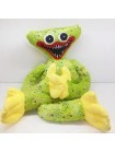 М'яка іграшка UKC Блискучий Хагі Вагі Huggy Wuggy з липучками на руках 45 см Салатовий