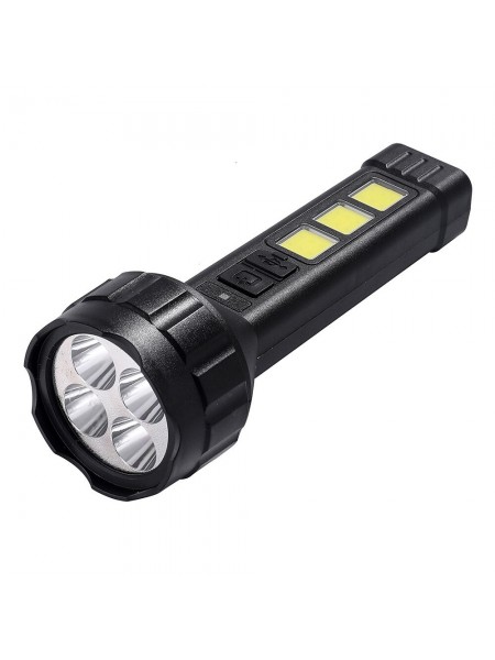 Світлодіодний акумуляторний ліхтарик SUN yd-658-4 з COB USB зарядкою 4 LED