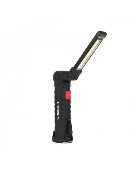 Акумуляторний ліхтарик на магніті Worklight W-51 складаний 360 micro USB