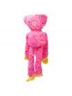 М'яка іграшка обіймана Хагі Вагі Unbranded рожева з блискітками та зірочками 40 см із липучками на лапках