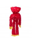 М'яка іграшка обіймана Хагі Вагі Unbranded червоний з блискітками та зірочками 40 см із липучками на лапках