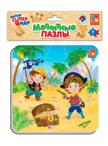 Магнітні пазли Vladi Toys Пірати (VT3204-09)