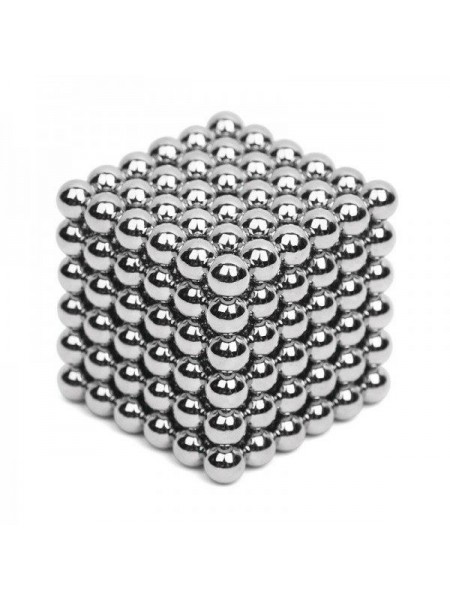 Іграшка-конструктор Neocube 216 магнітних кульок Сріблястий (258460)