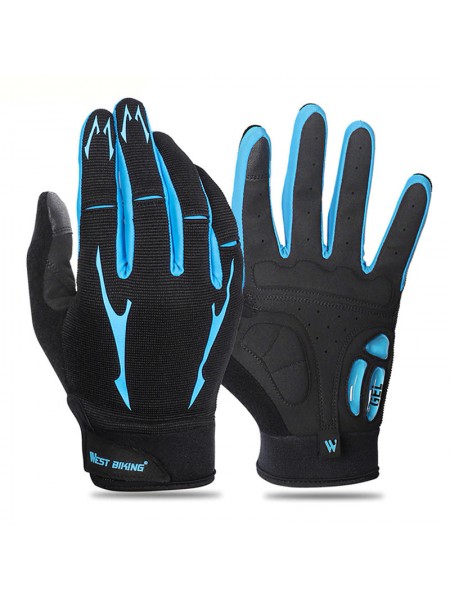 Рукавиці велосипедні West Biking 0211191 XL Blue (4935-14767)