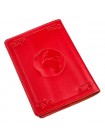 Шкіряна обкладинка на паспорт із картою та рамкою SHVIGEL 13981 Червона