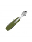 Туристичний похідний мультитул Lesko 7 в 1 ніж, вилка, ложка, відкривачка, штопор, викрутка, tool