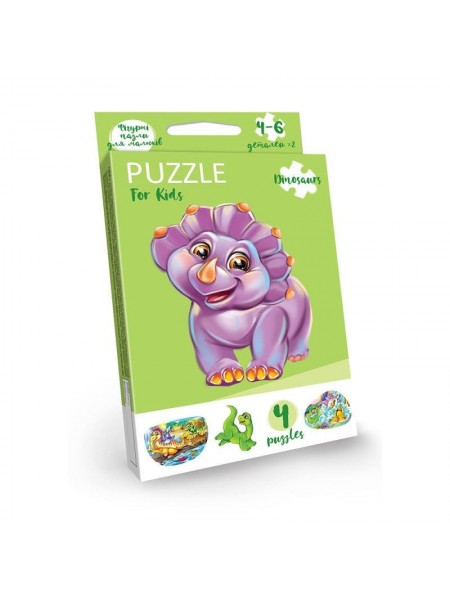 Розвивальні пазли "Puzzle For Kids" PFK-05-12 (Діно)