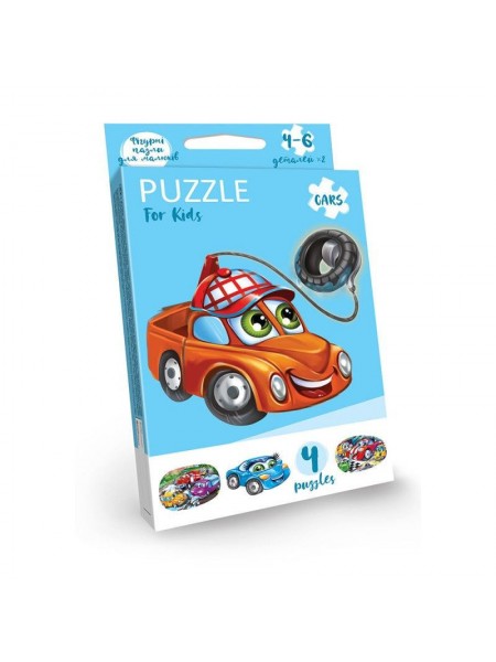 Розвивальні пазли Danko Toys Машинка Puzzle For Kids PFK-05-12