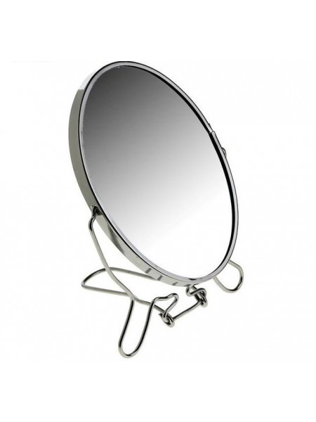 Двостороннє косметичне дзеркало для макіяжу на підставці Two-Side Mirror 19 см (418-8)