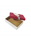Подарункова коробка пакувальна картонна Lesko 07 Small Червоний