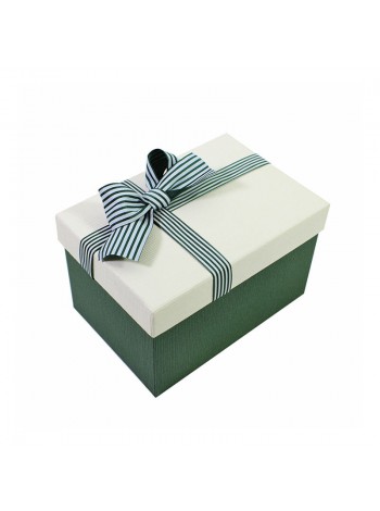 Подарункова коробка для оформлення подарунків Lesko 91338 Medium Зелений