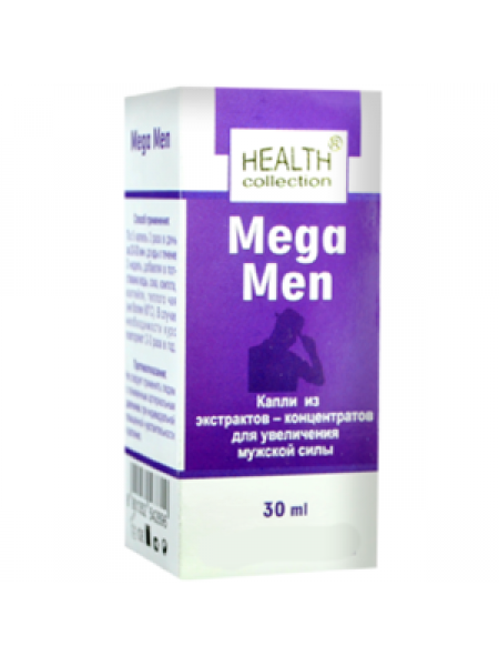 Mega Men — краплі для потенції від Health Collection (Мега Мен) 30 мл