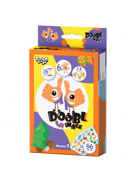 Настільна розважальна гра "Doobl Image" Danko Toys DBI-02 мініукр Multibox 1