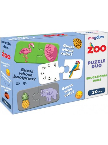 Дитяча настільна гра "Парочки Зоопарк" Magdum ME5032-11 EN